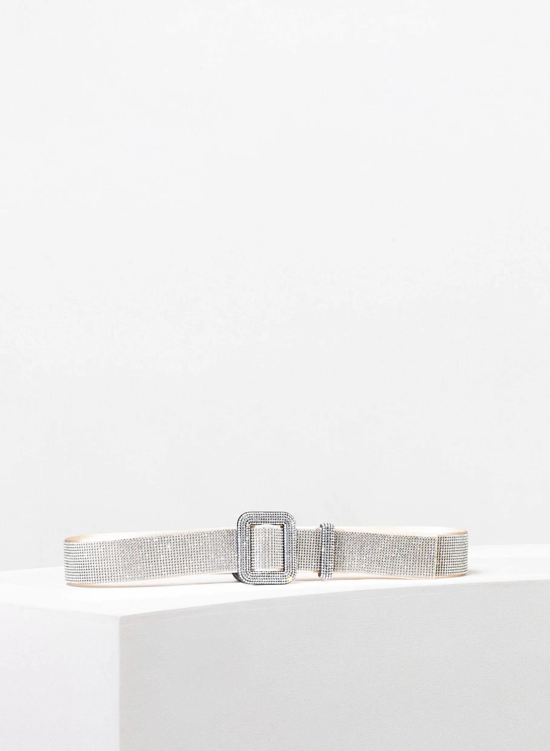 Benedetta Bruzziches Venus Belt Crystal On Silver> Belts