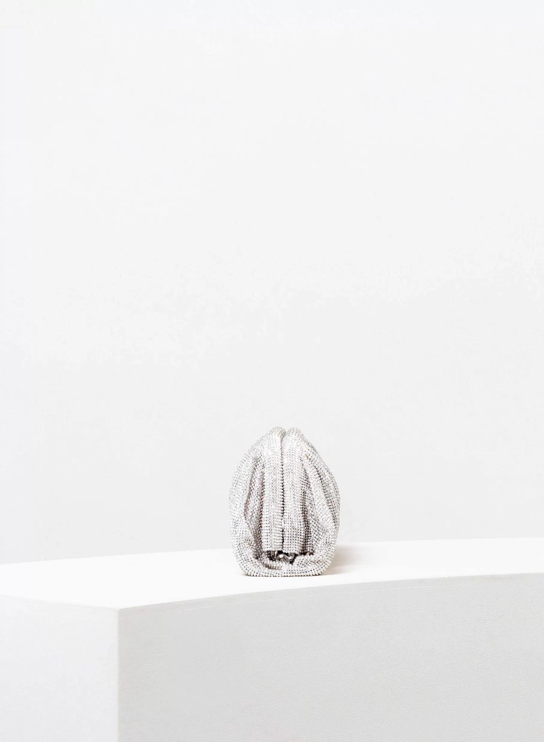 Benedetta Bruzziches Venus La Grande Crystal On Silver> Crystal Bag