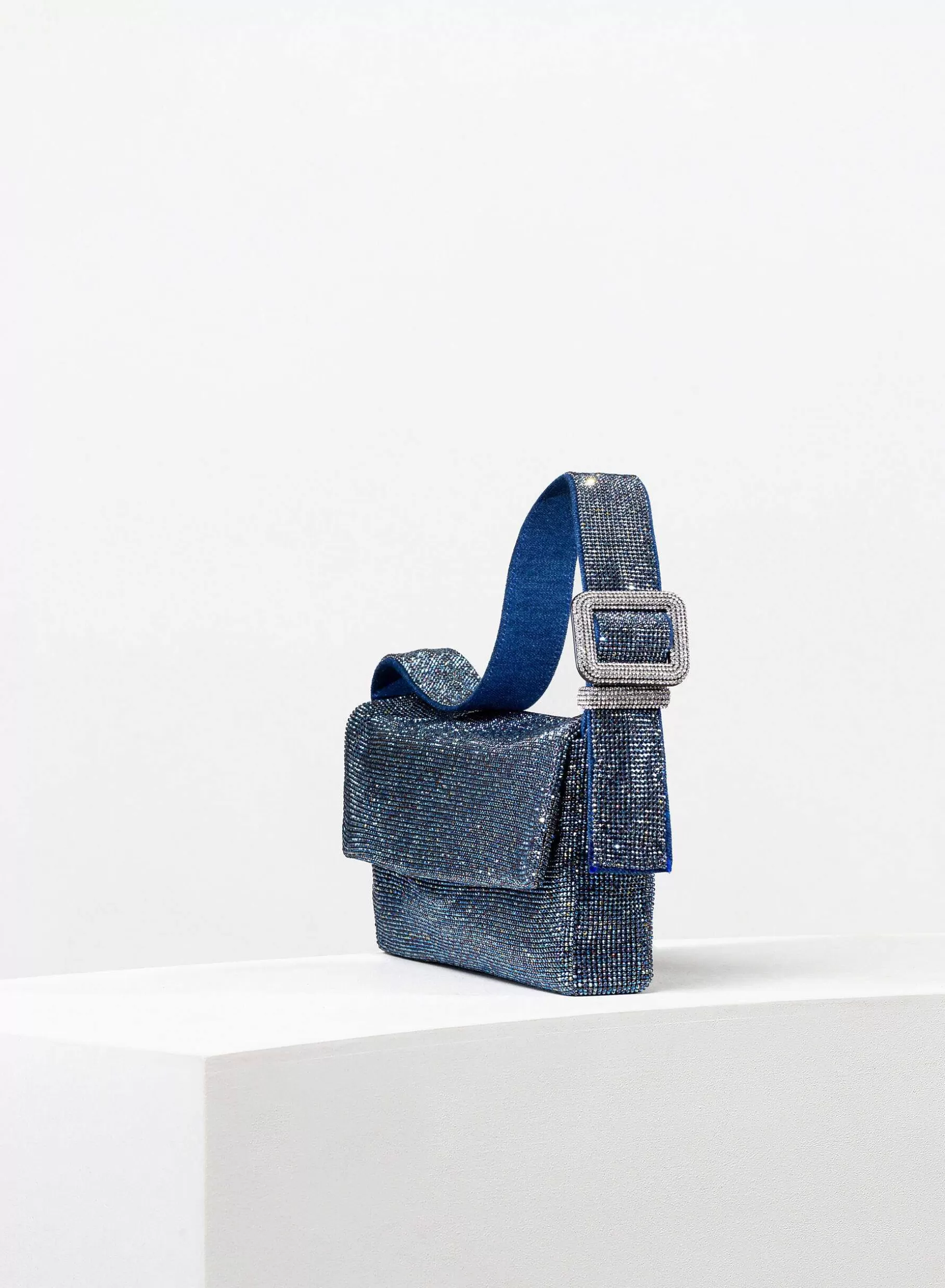 Benedetta Bruzziches Vitty La Grande Boyfriend Denim> Crystal Bag