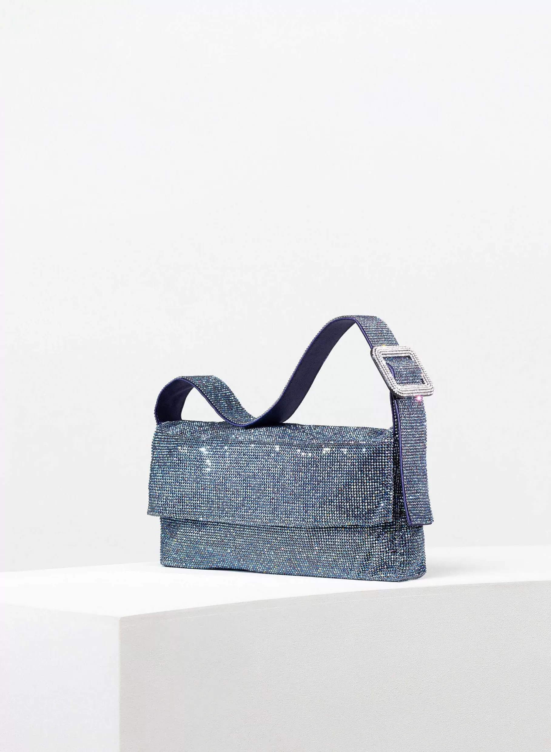 Benedetta Bruzziches Vitty La Grande Norfolk Blue> Crystal Bag