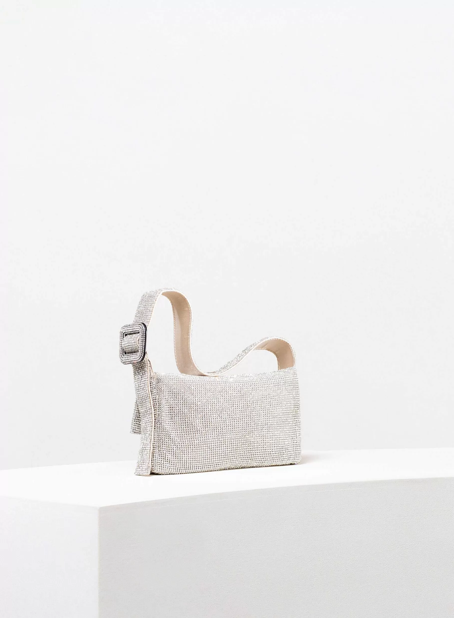 Benedetta Bruzziches Vitty La Mignon Crystal On Silver> Crystal Bag