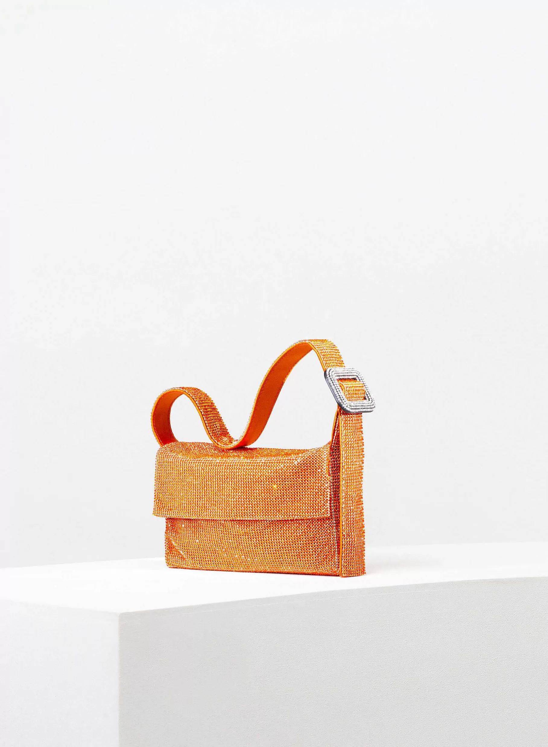 Benedetta Bruzziches Vitty La Mignon Orange Tulip> Crystal Bag