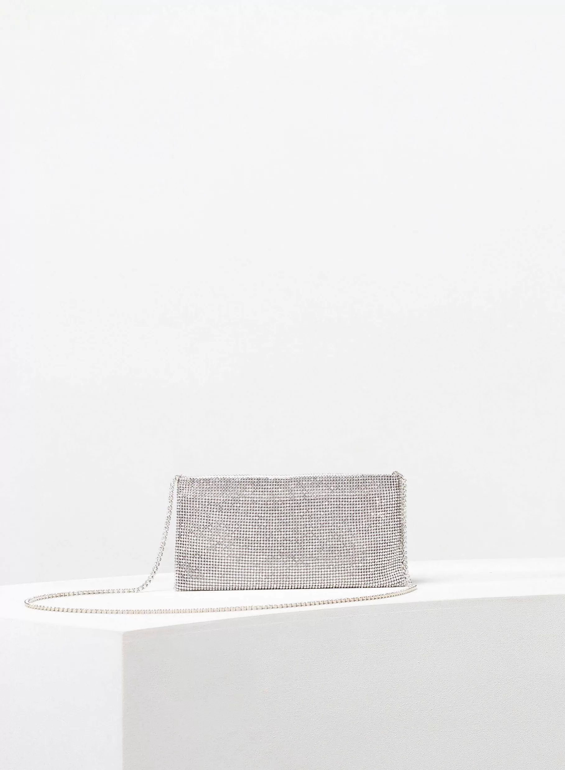 Benedetta Bruzziches Your Best Friend Crystal On Silver> Mini Bags